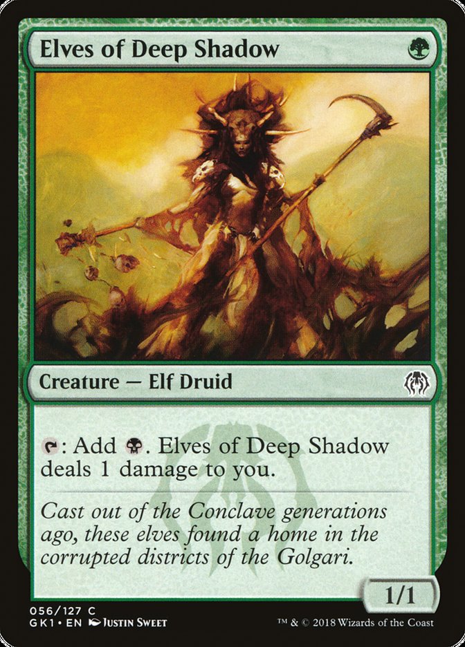 Elves of Deep Shadow [Guilds of Ravnica Guild Kit] - Magic: The Gathering - Card Brawlers | Quebec | Canada |