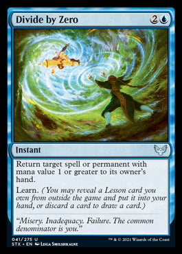 Divide by Zero [Strixhaven: School of Mages] - Magic: The Gathering - Card Brawlers | Quebec | Canada |
