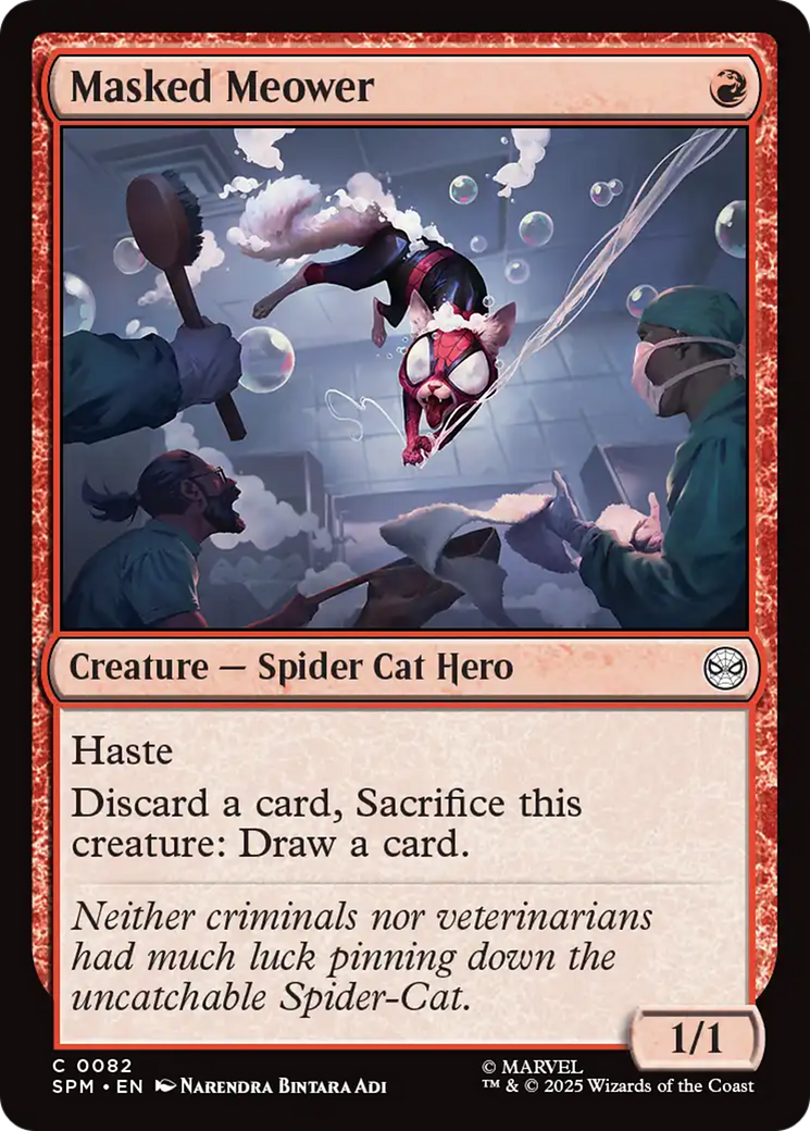 Masked Meower [Marvel's Spider-Man] - Magic: The Gathering - Card Brawlers | Quebec | Canada |