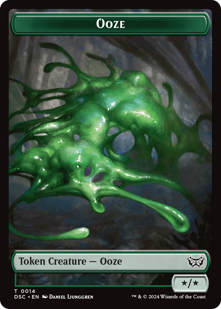 Insect (0011) // Ooze (0014) Double-Sided Token [Duskmourn: House of Horror Commander Tokens] - Magic: The Gathering - Card Brawlers | Quebec | Canada |