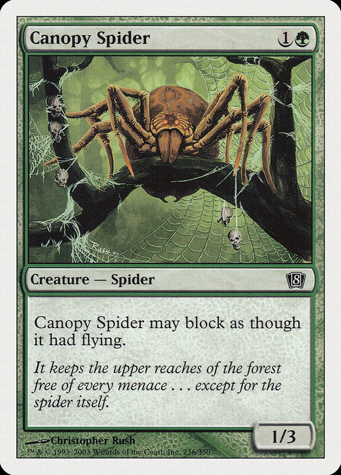 Canopy Spider [Eighth Edition] - Magic: The Gathering - Card Brawlers | Quebec | Canada |
