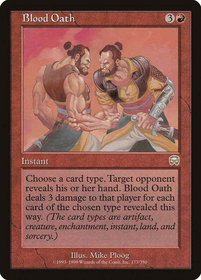 Blood Oath [Mercadian Masques] - Magic: The Gathering - Card Brawlers | Quebec | Canada |