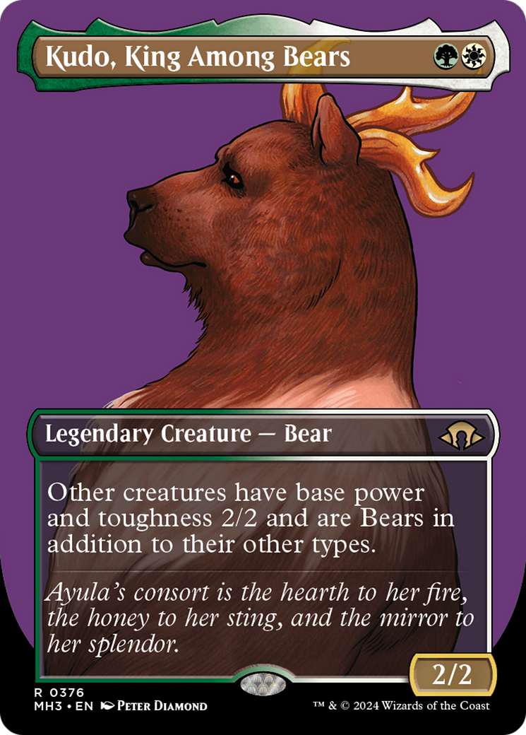 Kudo, King Among Bears (Borderless) [Modern Horizons 3] - Magic: The Gathering - Card Brawlers | Quebec | Canada |