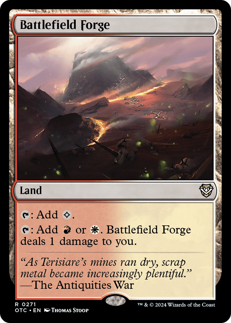 Battlefield Forge [Outlaws of Thunder Junction Commander] - Magic: The Gathering - Card Brawlers | Quebec | Canada |