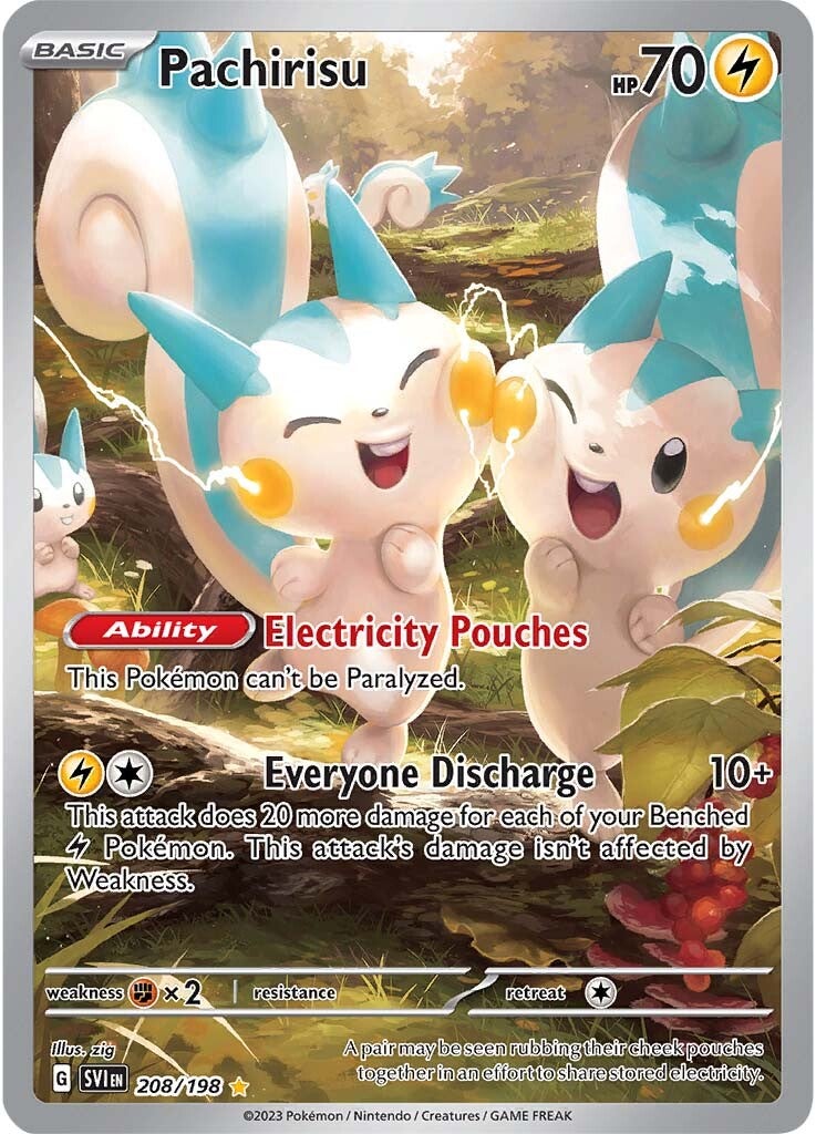Pachirisu (208/198) [Scarlet & Violet: Base Set] - Pokémon - Card Brawlers | Quebec | Canada |