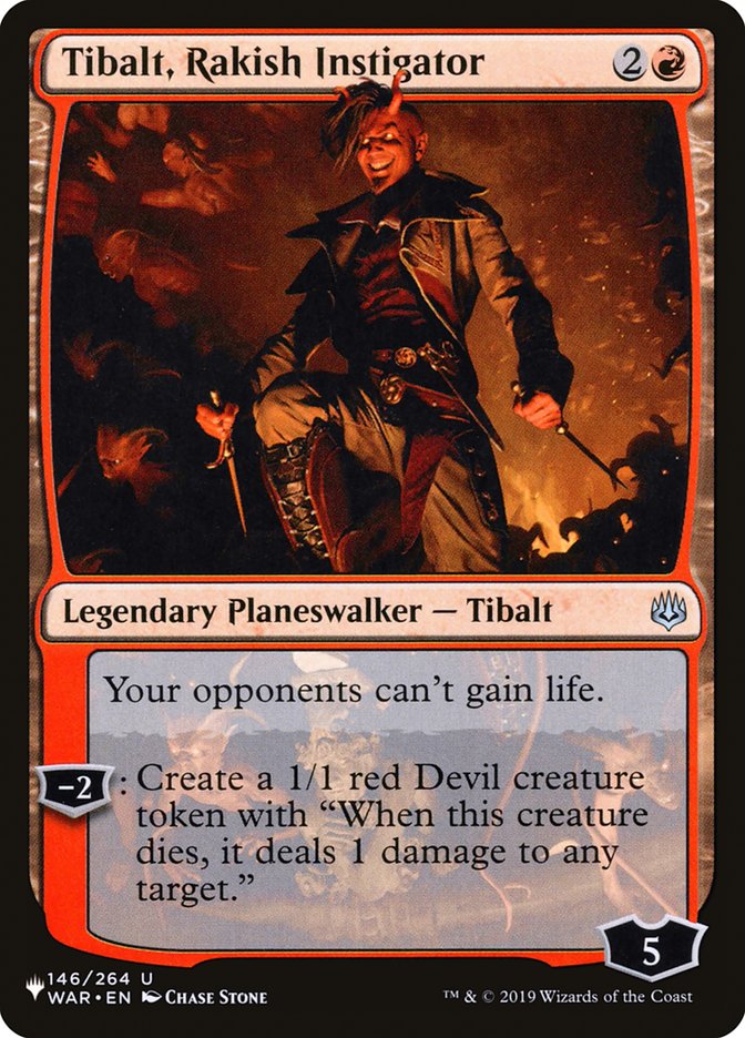 Tibalt, Rakish Instigator [The List] - Magic: The Gathering - Card Brawlers | Quebec | Canada |