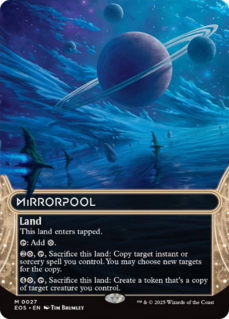 Mirrorpool (0027) (Borderless) [Edge of Eternities: Stellar Sights] - Magic: The Gathering - Card Brawlers | Quebec | Canada |