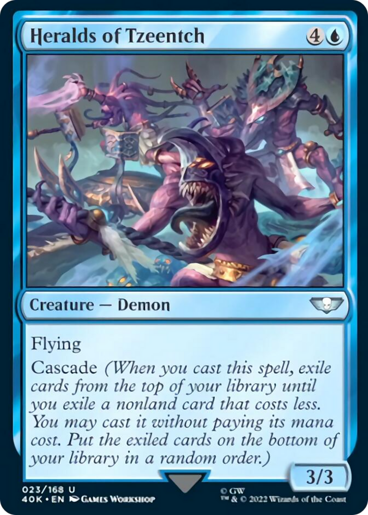 Heralds of Tzeentch (Surge Foil) [Warhammer 40,000] - Magic: The Gathering - Card Brawlers | Quebec | Canada |