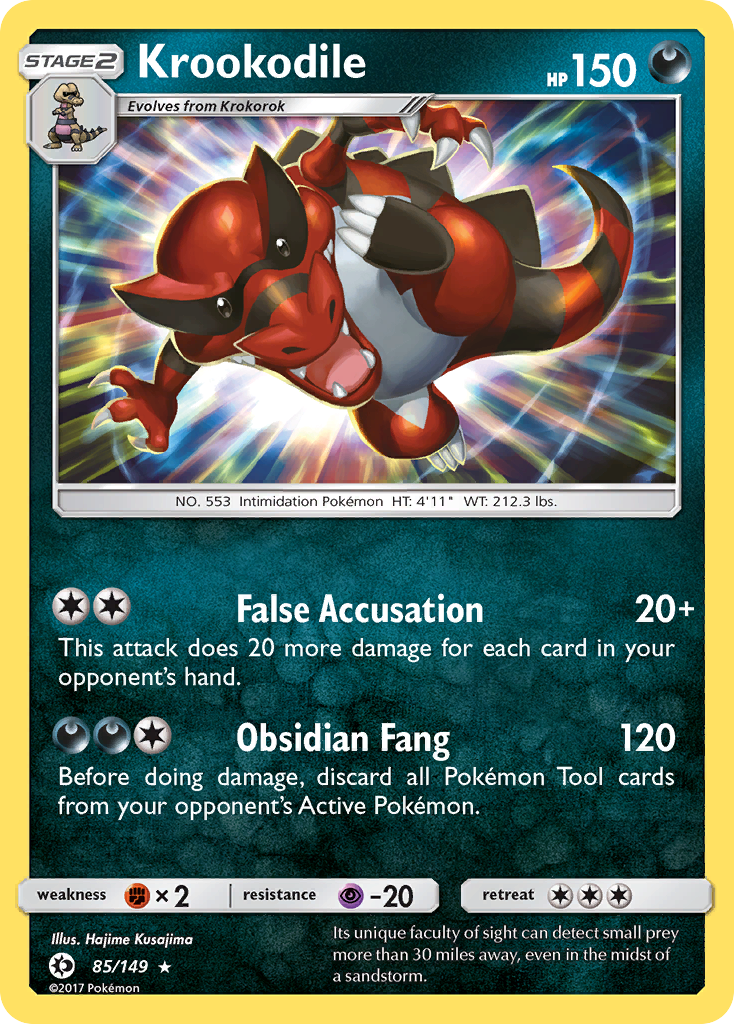 Krookodile (85/149) [Sun & Moon: Base Set] - Pokémon - Card Brawlers | Quebec | Canada |