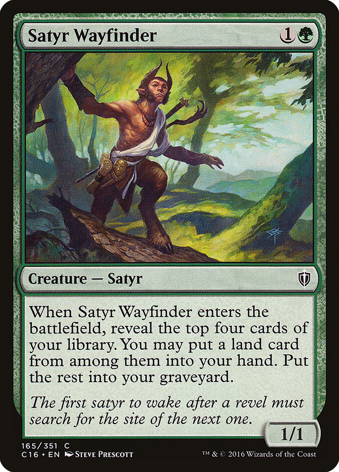Satyr Wayfinder [Commander 2016] - Magic: The Gathering - Card Brawlers | Quebec | Canada |
