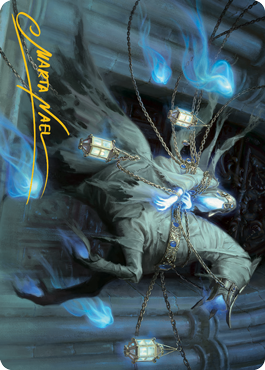 Patrician Geist Art Card (Gold-Stamped Signature) [Innistrad: Midnight Hunt Art Series] - Magic: The Gathering - Card Brawlers | Quebec | Canada |