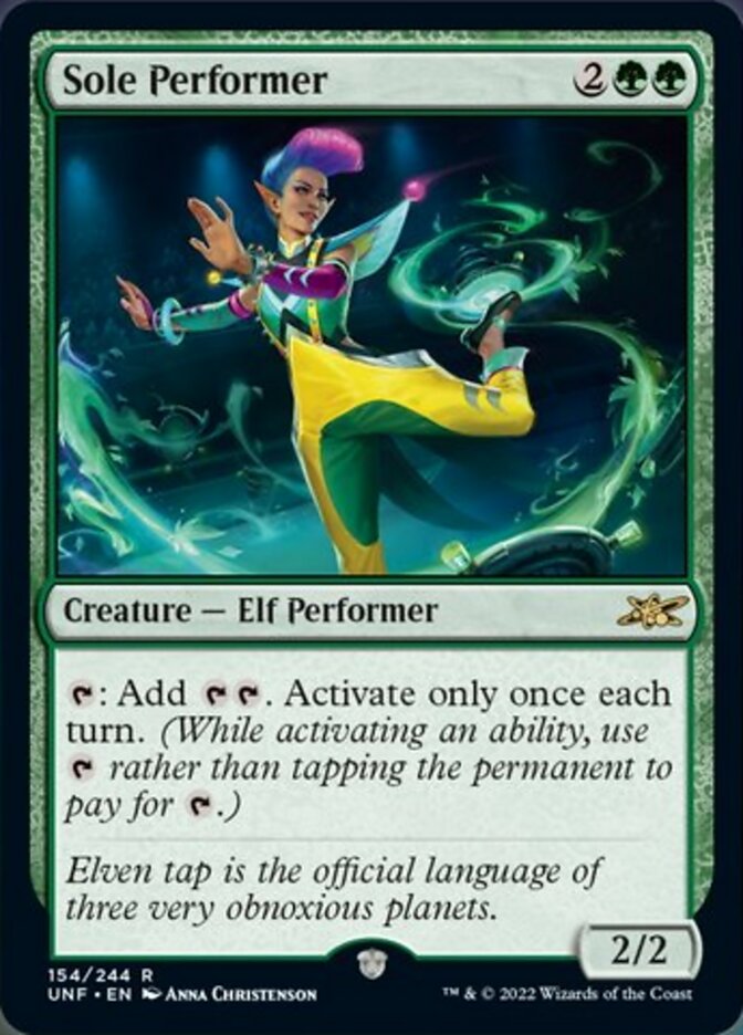 Sole Performer [Unfinity] - Magic: The Gathering - Card Brawlers | Quebec | Canada |