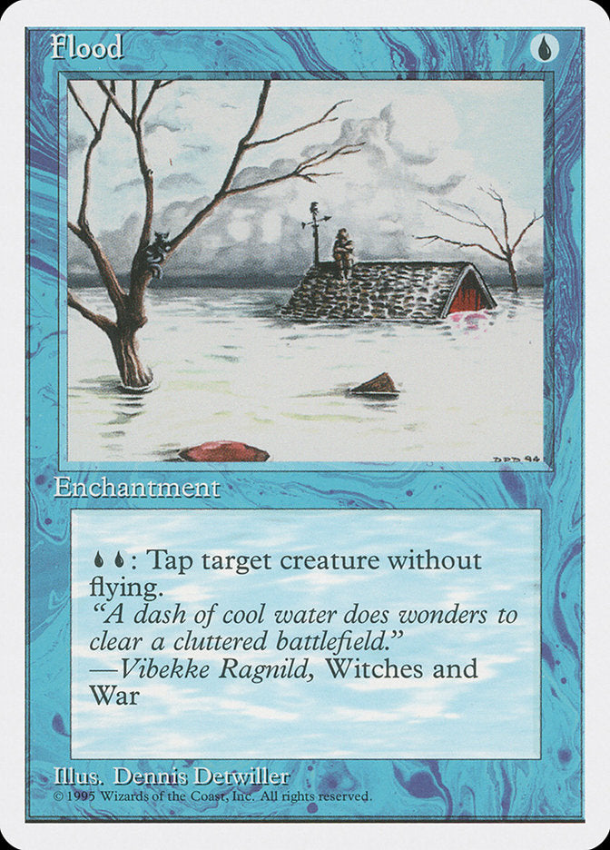 Flood [Fourth Edition] - Magic: The Gathering - Card Brawlers | Quebec | Canada |