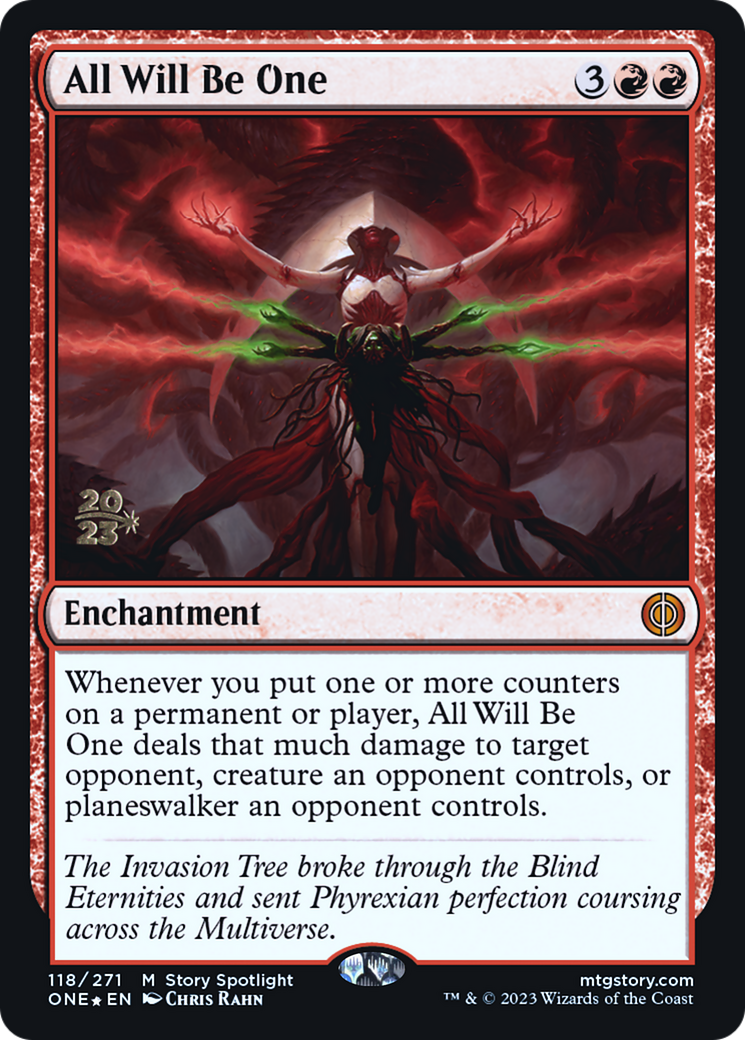 All Will Be One [Phyrexia: All Will Be One Prerelease Promos] - Magic: The Gathering - Card Brawlers | Quebec | Canada |