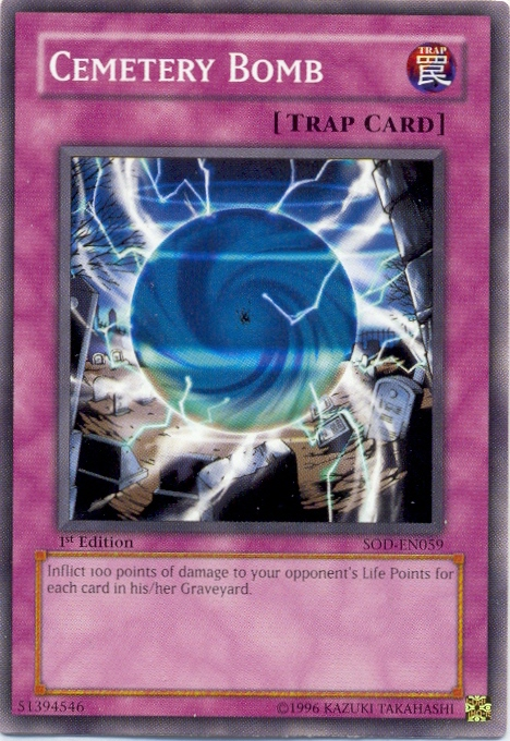 Cemetery Bomb [SOD-EN059] Common - Yu-Gi-Oh! - Card Brawlers | Quebec | Canada |