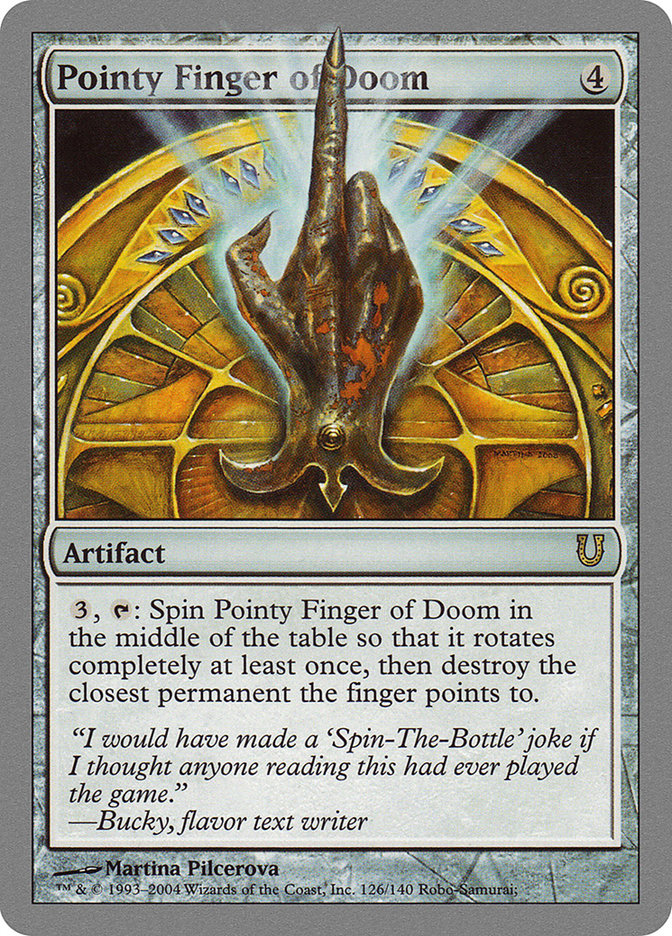Pointy Finger of Doom [Unhinged] - Magic: The Gathering - Card Brawlers | Quebec | Canada |