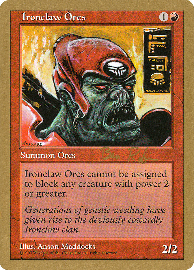 Ironclaw Orcs (Ben Rubin) [World Championship Decks 1998] - Magic: The Gathering - Card Brawlers | Quebec | Canada |