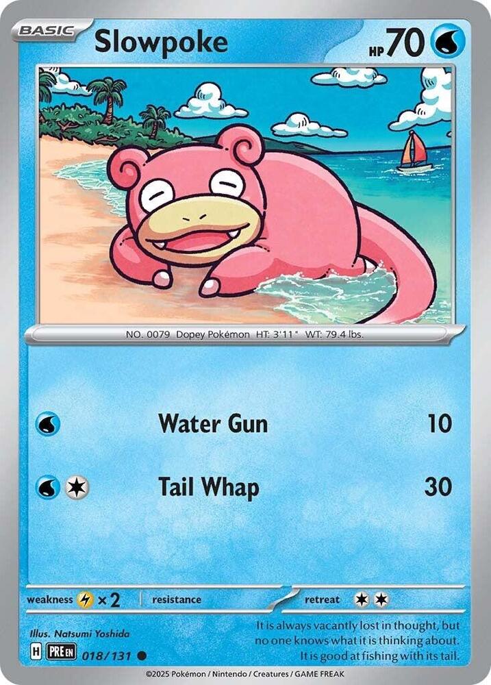 Slowpoke (018/131) [Scarlet & Violet: Prismatic Evolutions] - Pokémon - Card Brawlers | Quebec | Canada |