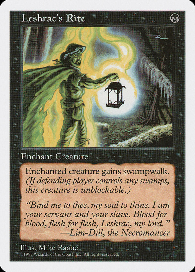 Leshrac's Rite [Fifth Edition] - Magic: The Gathering - Card Brawlers | Quebec | Canada |