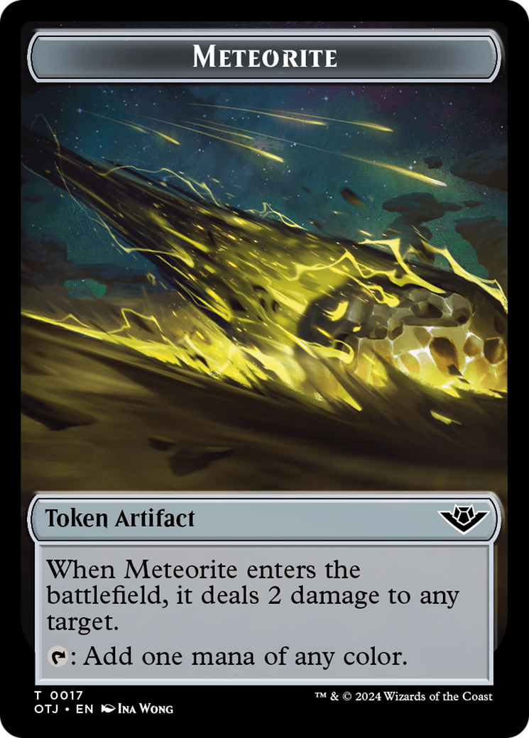 Meteorite Token [Outlaws of Thunder Junction Tokens] - Magic: The Gathering - Card Brawlers | Quebec | Canada |