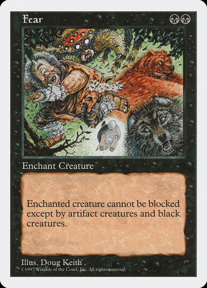 Fear [Fifth Edition] - Magic: The Gathering - Card Brawlers | Quebec | Canada |