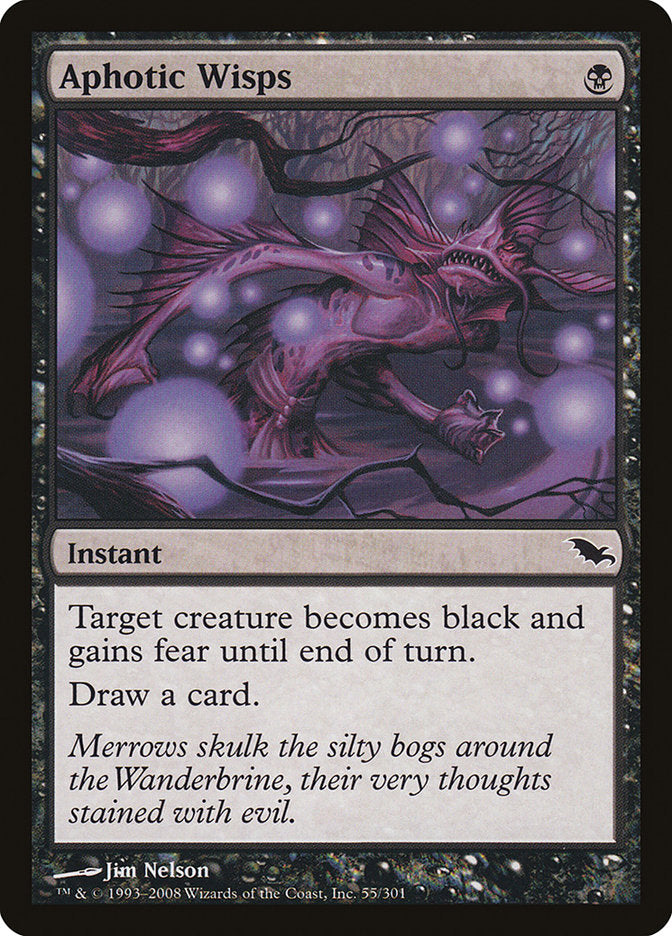 Aphotic Wisps [Shadowmoor] - Magic: The Gathering - Card Brawlers | Quebec | Canada |