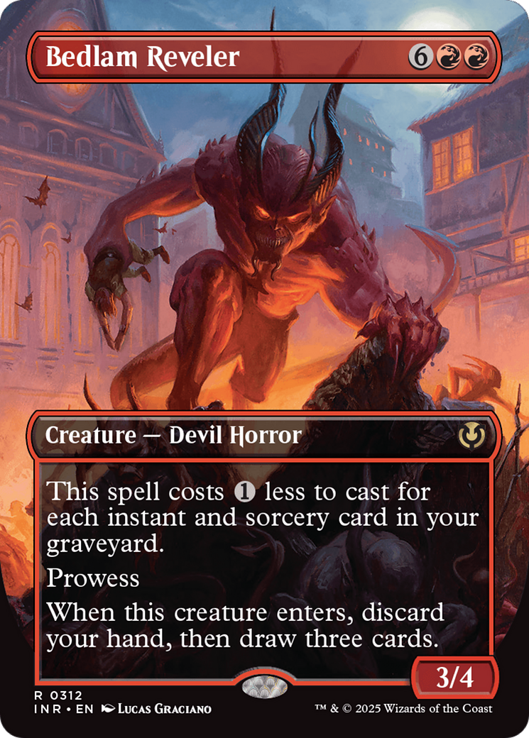 Bedlam Reveler (Borderless) [Innistrad Remastered] - Magic: The Gathering - Card Brawlers | Quebec | Canada |