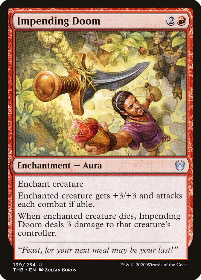 Impending Doom [Theros Beyond Death] - Magic: The Gathering - Card Brawlers | Quebec | Canada |