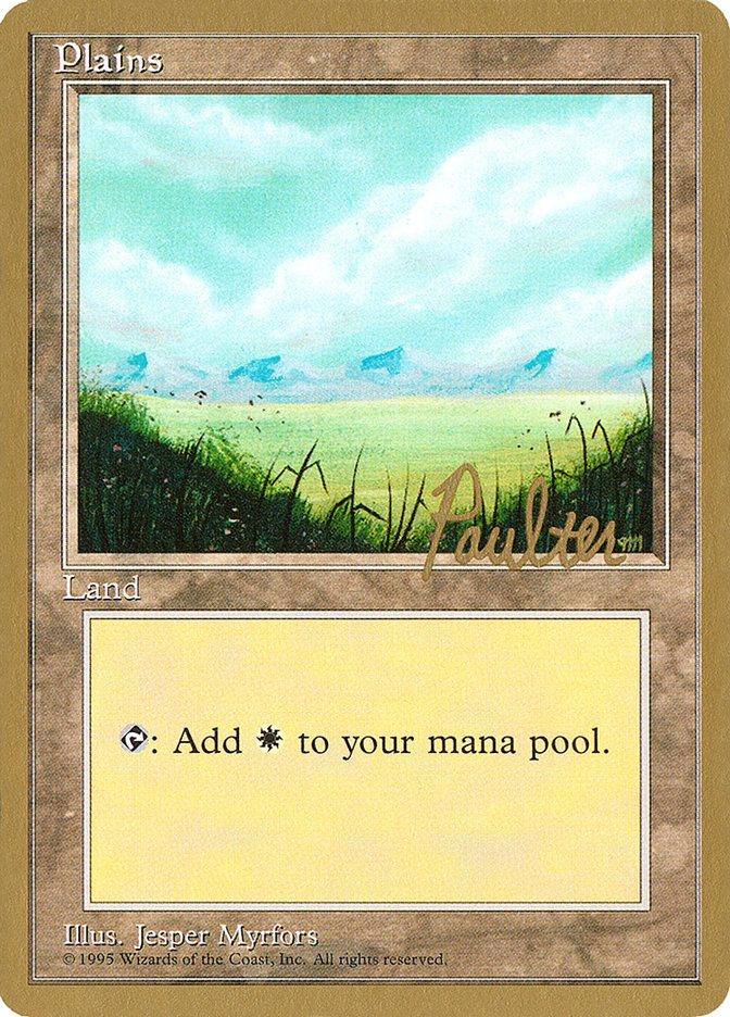 Plains (pp366) (Preston Poulter) [Pro Tour Collector Set] - Magic: The Gathering - Card Brawlers | Quebec | Canada |