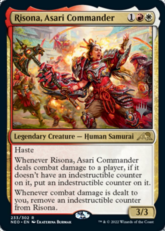Risona, Asari Commander (Promo Pack) [Kamigawa: Neon Dynasty Promos] - Magic: The Gathering - Card Brawlers | Quebec | Canada |