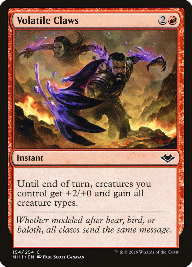 Volatile Claws [Modern Horizons] - Magic: The Gathering - Card Brawlers | Quebec | Canada |