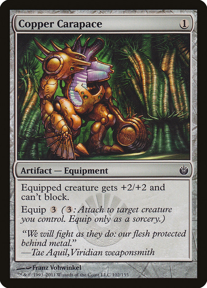 Copper Carapace [Mirrodin Besieged] - Magic: The Gathering - Card Brawlers | Quebec | Canada |