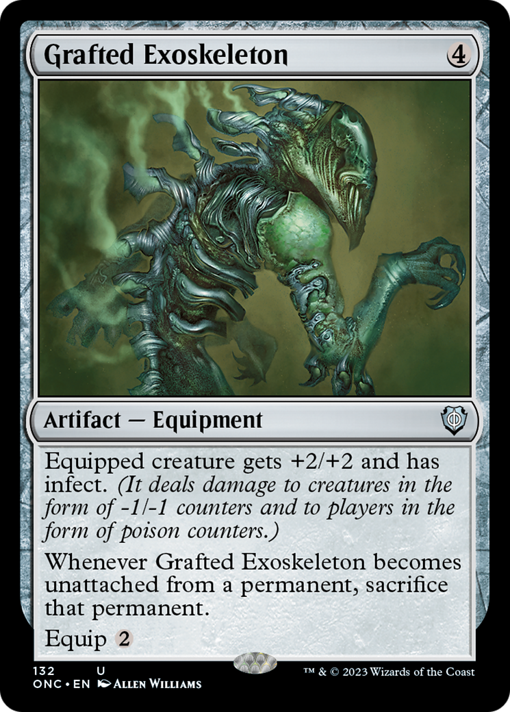 Grafted Exoskeleton [Phyrexia: All Will Be One Commander] - Magic: The Gathering - Card Brawlers | Quebec | Canada |