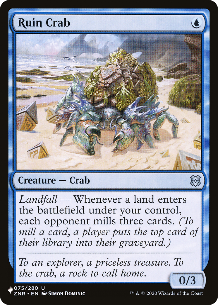 Ruin Crab [The List] - Magic: The Gathering - Card Brawlers | Quebec | Canada |