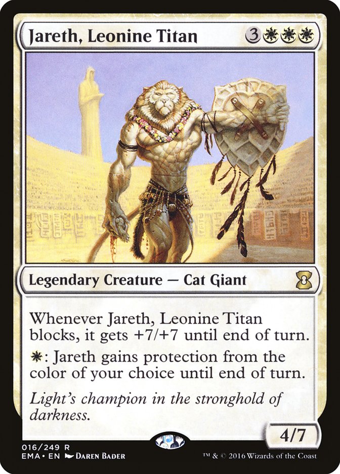 Jareth, Leonine Titan [Eternal Masters] - Magic: The Gathering - Card Brawlers | Quebec | Canada |