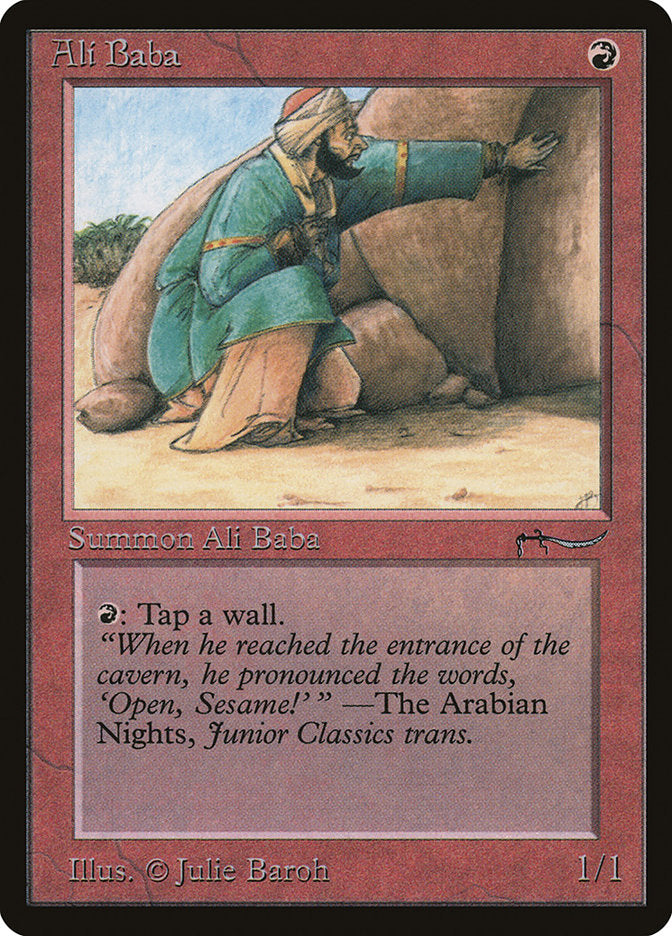 Ali Baba [Arabian Nights] - Magic: The Gathering - Card Brawlers | Quebec | Canada |