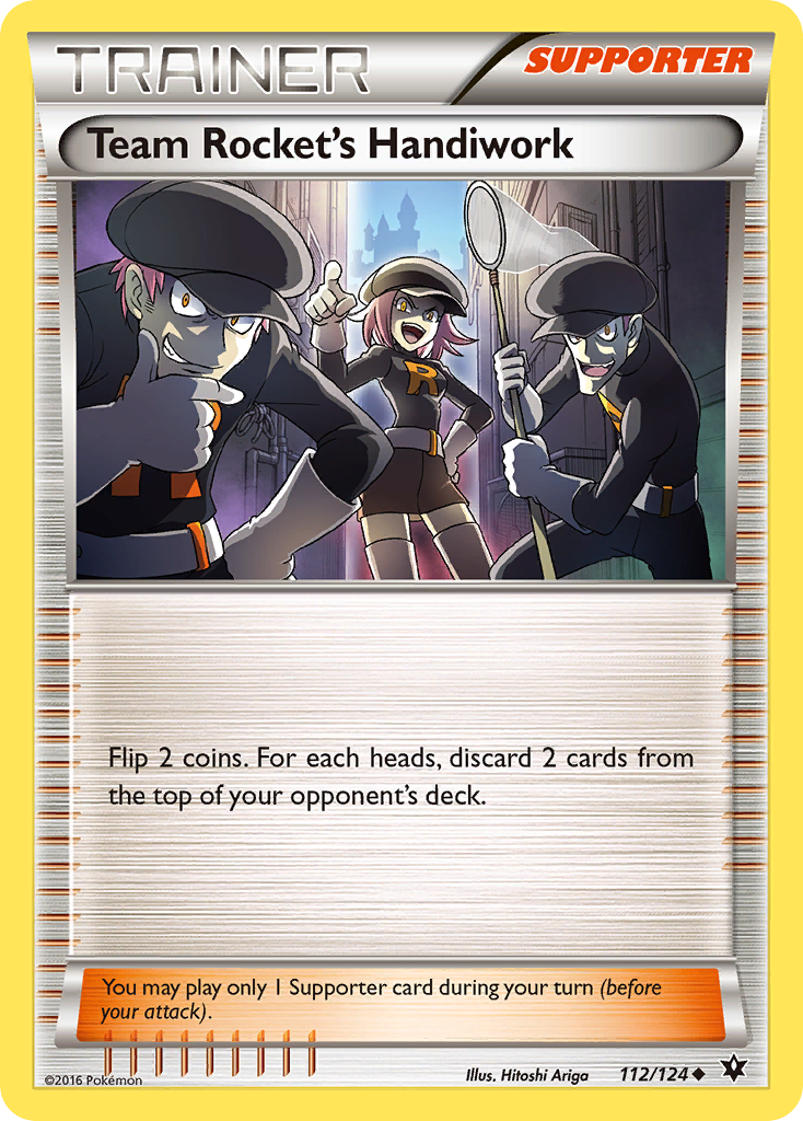Team Rocket's Handiwork (112/124) [XY: Fates Collide] - Pokémon - Card Brawlers | Quebec | Canada |