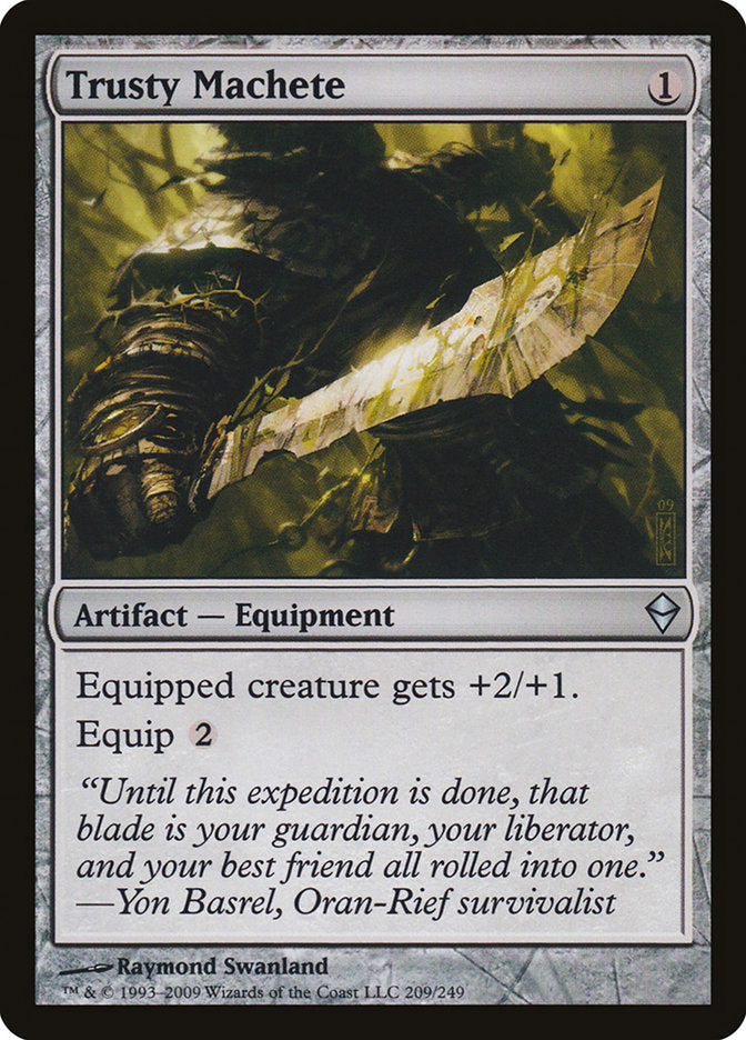 Trusty Machete [Zendikar] - Magic: The Gathering - Card Brawlers | Quebec | Canada |