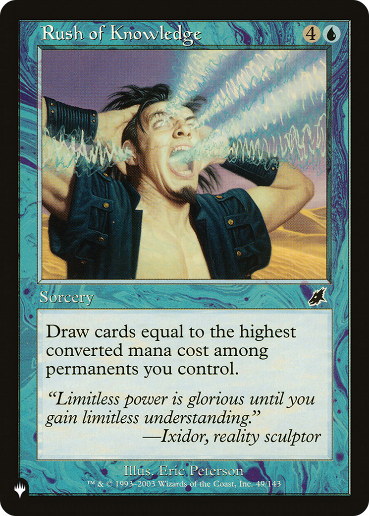 Rush of Knowledge [The List] - Magic: The Gathering - Card Brawlers | Quebec | Canada |
