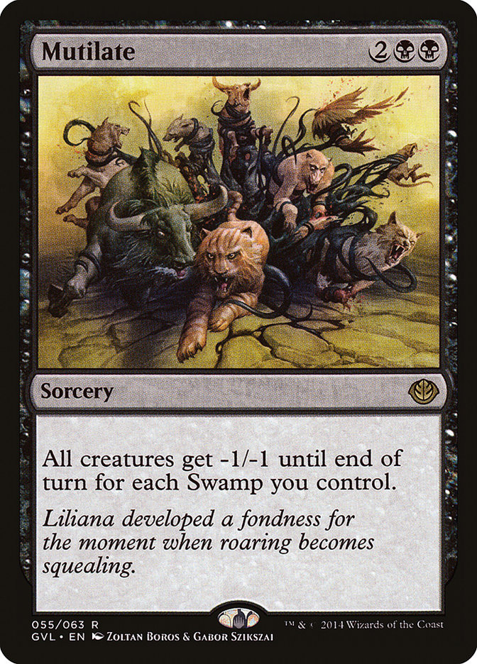Mutilate (Garruk vs. Liliana) [Duel Decks Anthology] - Magic: The Gathering - Card Brawlers | Quebec | Canada |