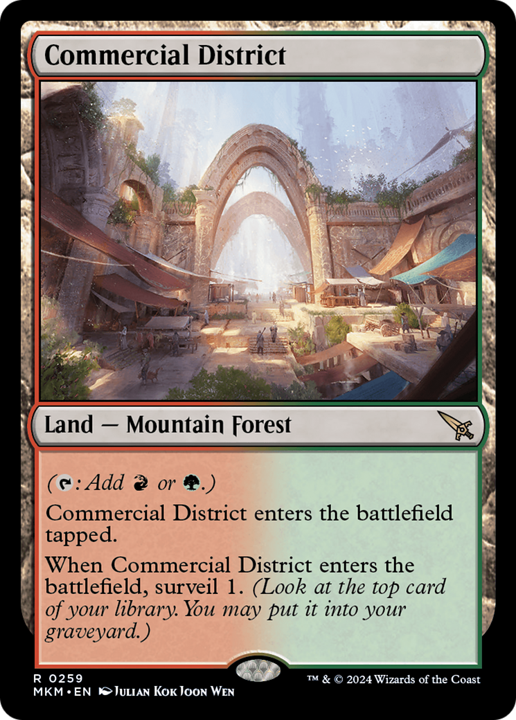 Commercial District [Murders at Karlov Manor] - Magic: The Gathering - Card Brawlers | Quebec | Canada |