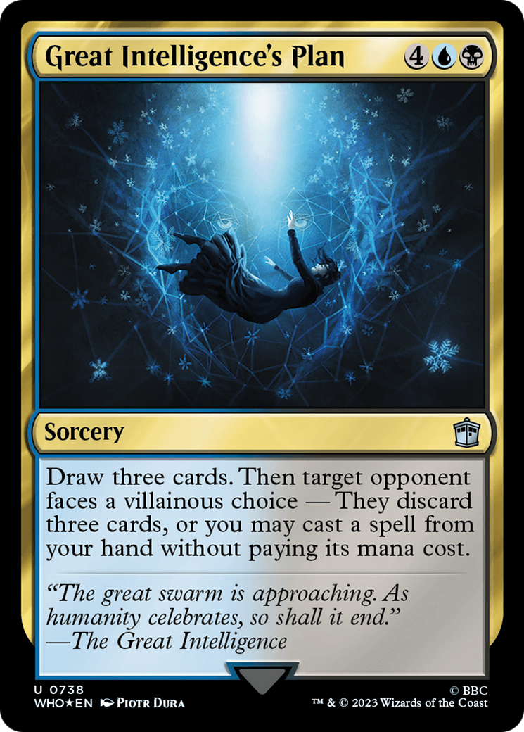 Great Intelligence's Plan (Surge Foil) [Doctor Who] - Magic: The Gathering - Card Brawlers | Quebec | Canada |