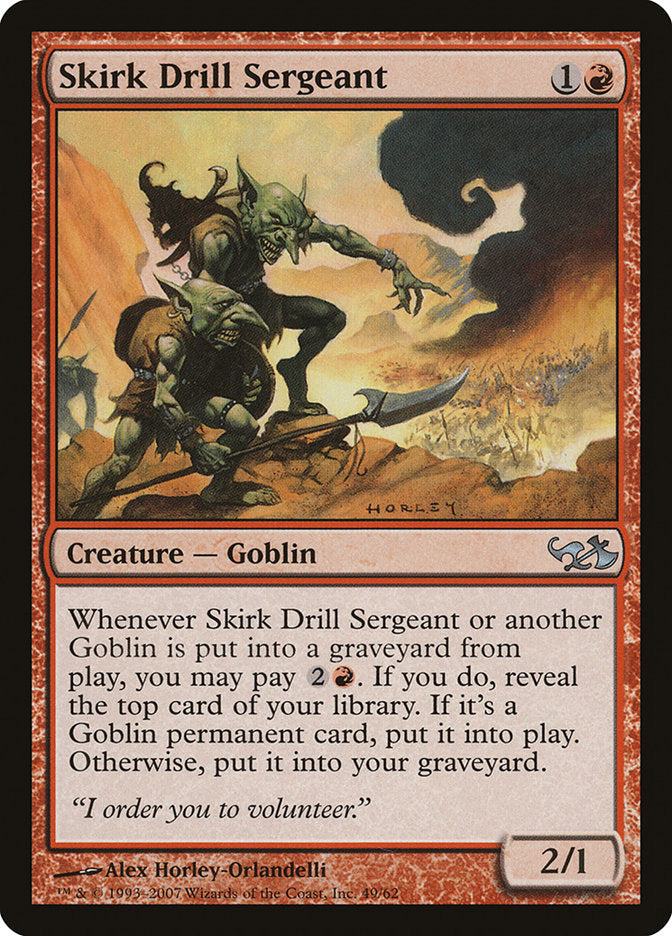 Skirk Drill Sergeant [Duel Decks: Elves vs. Goblins] - Magic: The Gathering - Card Brawlers | Quebec | Canada |