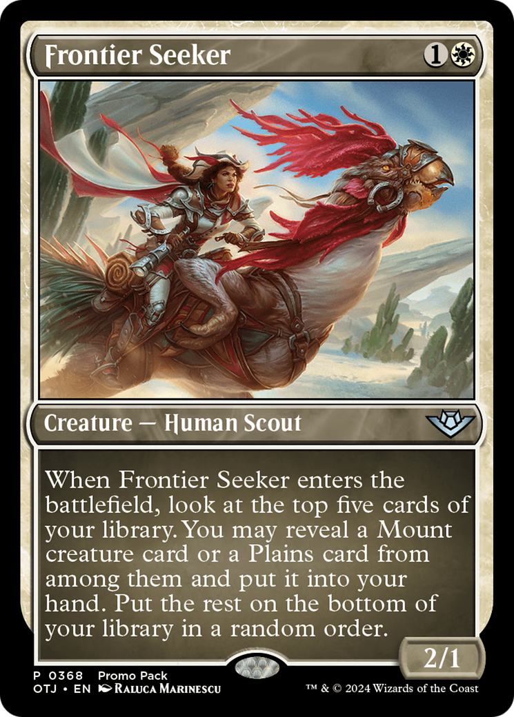 Frontier Seeker (Promo Pack) [Outlaws of Thunder Junction Promos] - Magic: The Gathering - Card Brawlers | Quebec | Canada |