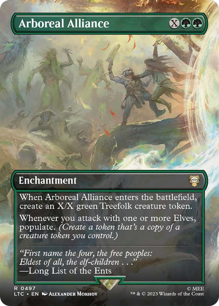 Arboreal Alliance (Borderless) [The Lord of the Rings: Tales of Middle-Earth Commander] - Magic: The Gathering - Card Brawlers | Quebec | Canada |