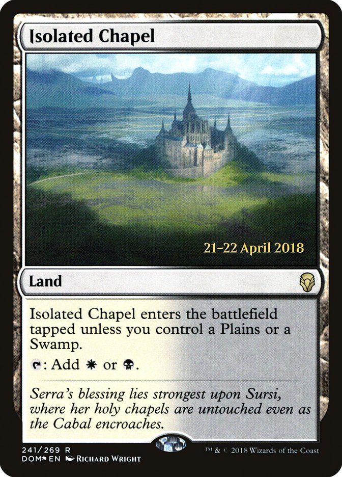 Isolated Chapel [Dominaria Prerelease Promos] - Magic: The Gathering - Card Brawlers | Quebec | Canada |