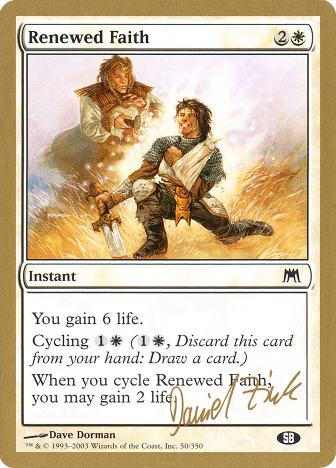 Renewed Faith (Daniel Zink) (SB) [World Championship Decks 2003] - Magic: The Gathering - Card Brawlers | Quebec | Canada |