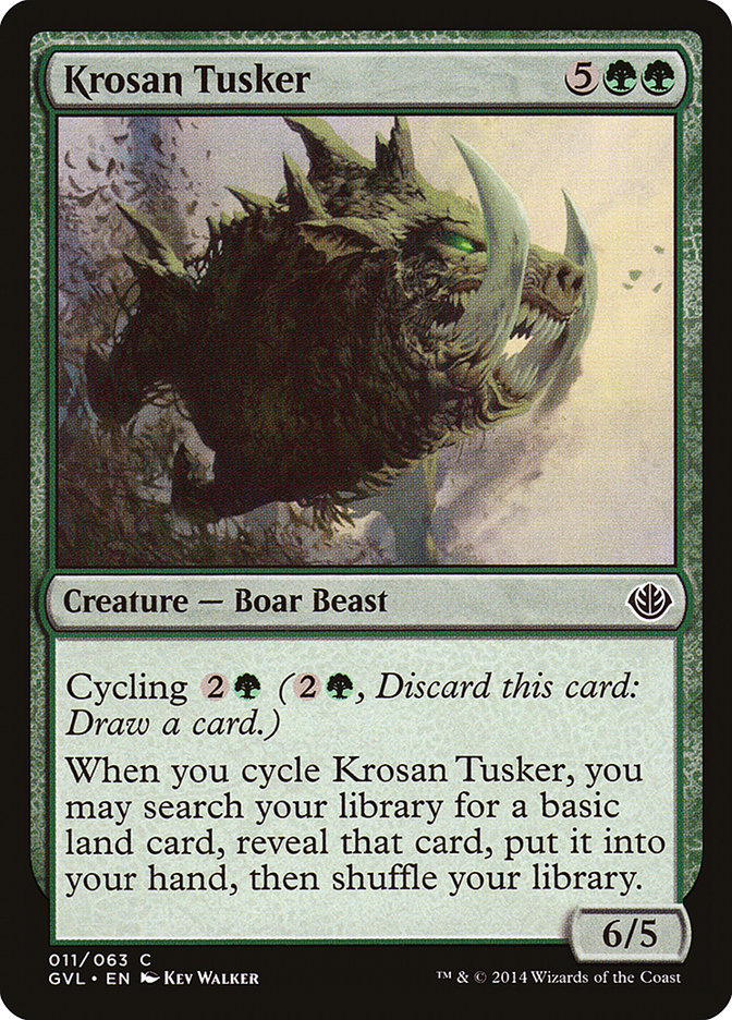 Krosan Tusker (Garruk vs. Liliana) [Duel Decks Anthology] - Magic: The Gathering - Card Brawlers | Quebec | Canada |