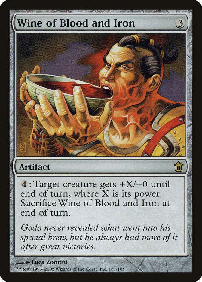 Wine of Blood and Iron [Saviors of Kamigawa] - Magic: The Gathering - Card Brawlers | Quebec | Canada |