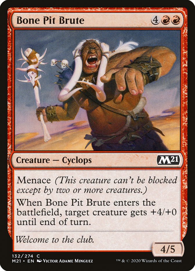 Bone Pit Brute [Core Set 2021] - Magic: The Gathering - Card Brawlers | Quebec | Canada |